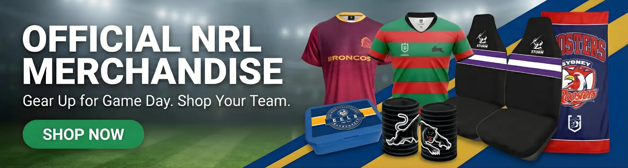 Shop Official NRL merchandise today!
