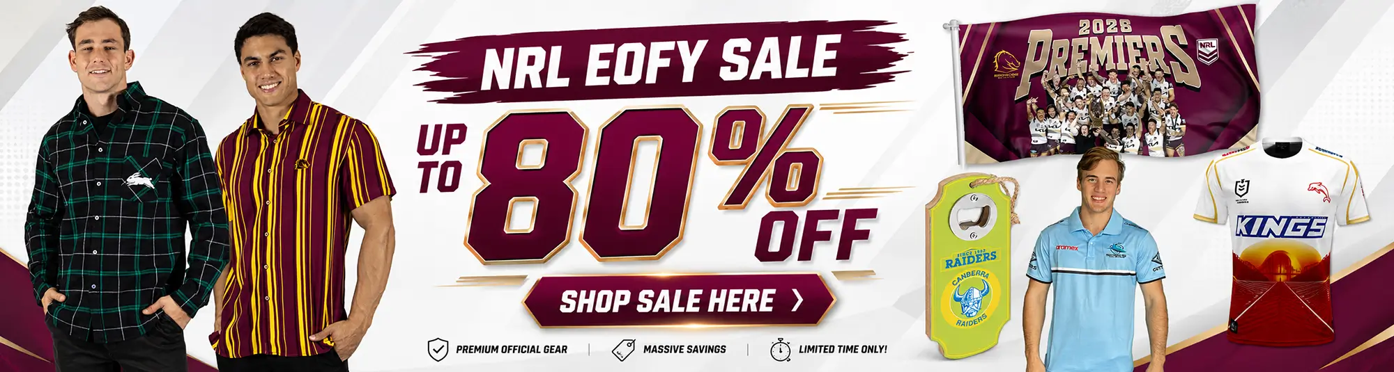 NRL EOFY Sale on now - save up to 80%