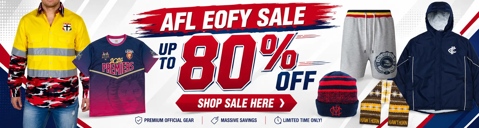 AFL EOFY Sale on Now! Upp to 80% off!