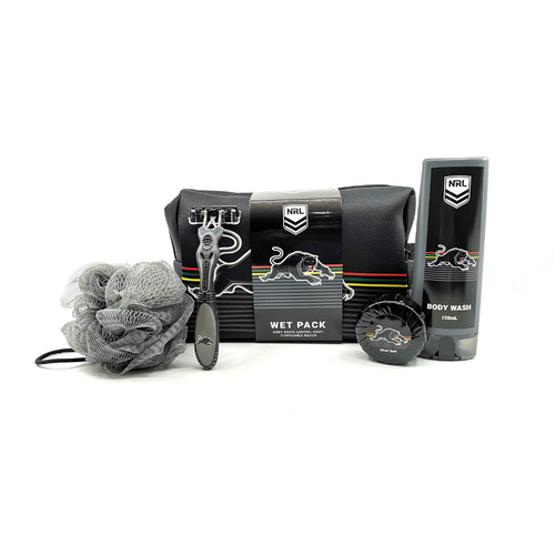 Penrith Panthers Official NRL Toiletry Bag Gift Set