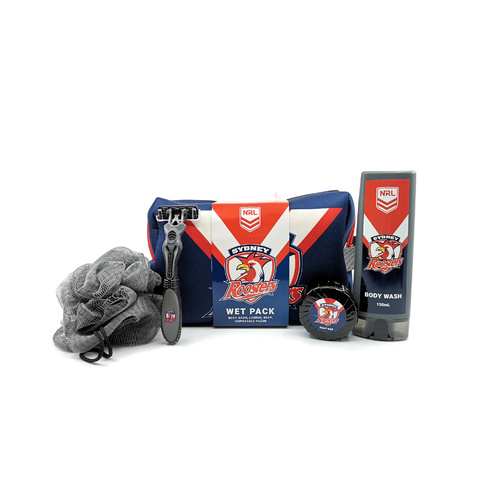 Sydney Roosters Official NRL Toiletry Bag Gift Set