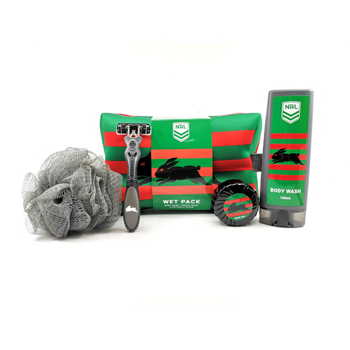 South Sydney Rabbitohs Official NRL Toiletry Bag Gift Set