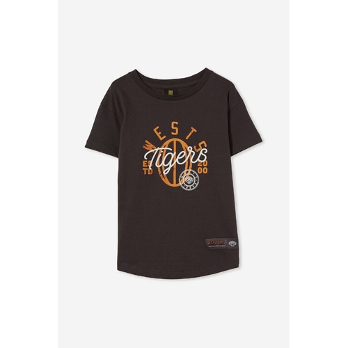 Wests Tigers NRL Kids Puff Print Tee