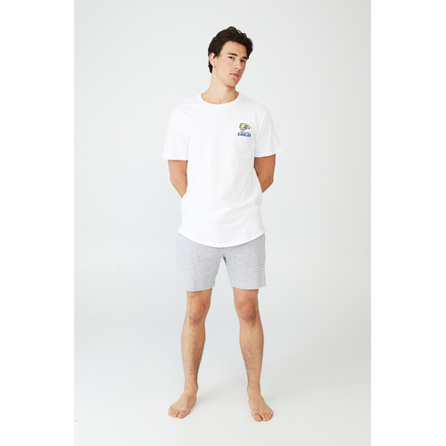 West Coast Eagles Mens Organic Cotton Sleep Tee