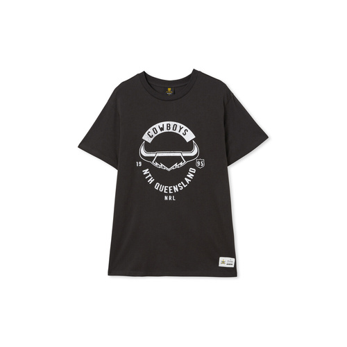North Queensland Cowboys NRL Adult Garage Team T-Shirt