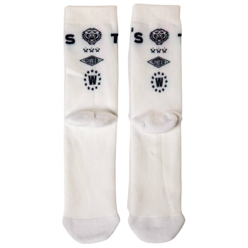 Wests Tigers NRL Club Icon Sock 2 Pack White