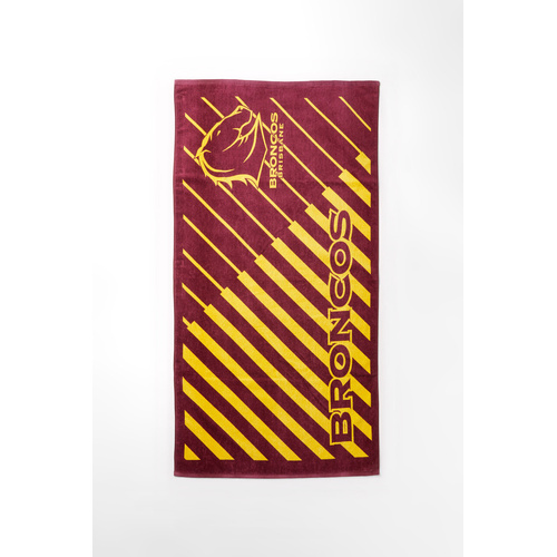 Brisbane Broncos Club Beach Towel