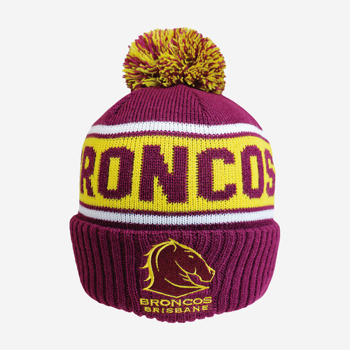 Brisbane Broncos NRL Striker Beanie