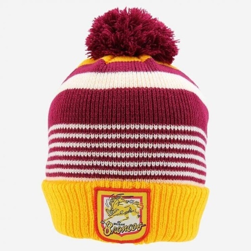 Brisbane Broncos NRL Retro Beanie