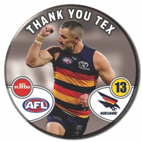 Adelaide Crows Taylor Walker Thank You Tex Badge