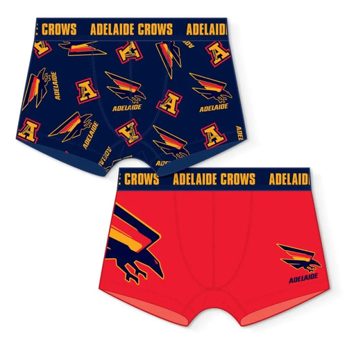 Adelaide Crows 2 Pack Mens Trunks