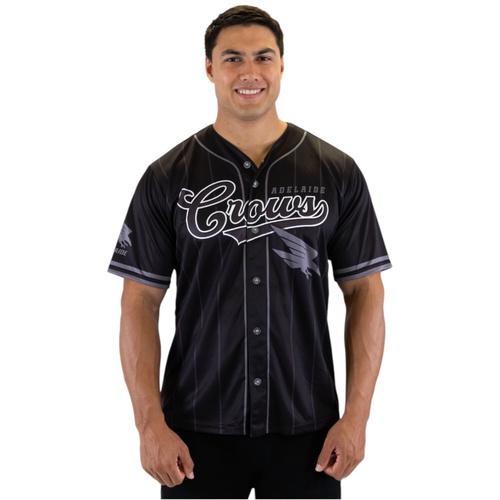 Adelaide Crows Blackout Baseball Shirt