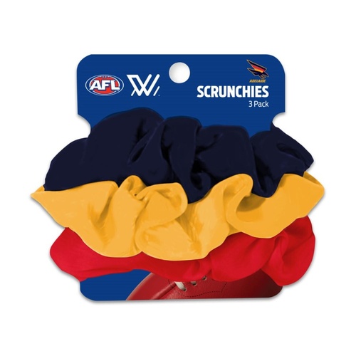 Adelaide Crows Scrunchie 3 pack