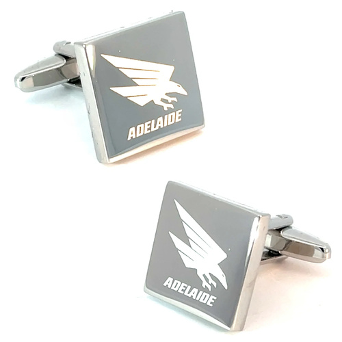 Adelaide Crows Silver Etched Cufflinks