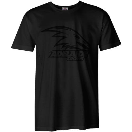 Adelaide Crows Mens Stealth Black Tee