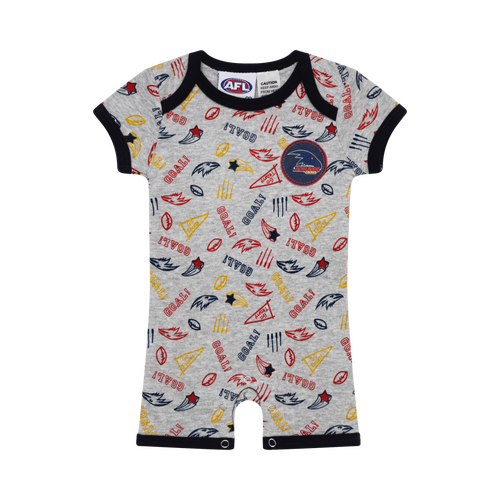Adelaide Crows Babies Short Bodysuit