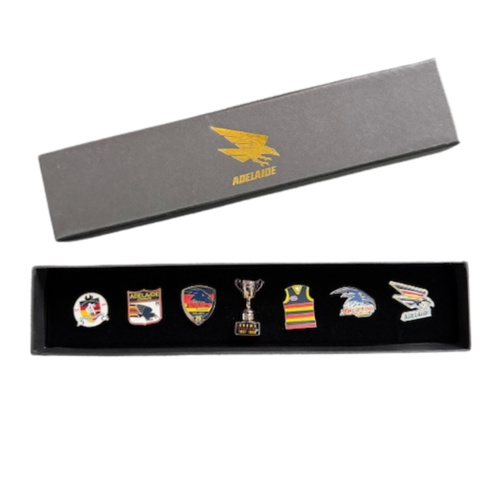 Adelaide Crows Pin Set Gift Box