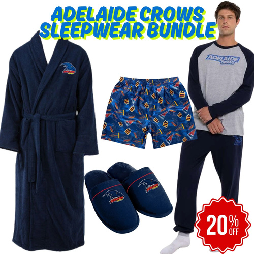 Adelaide Crows Mens Sleepwear Value Bundle
