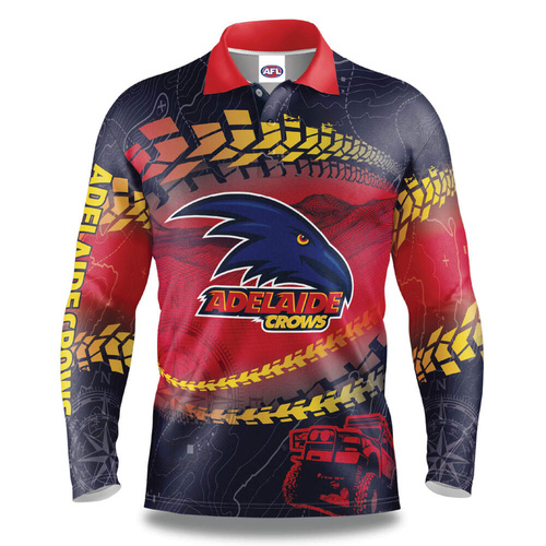 Adelaide Crows Trax Off-Road Camping Shirt