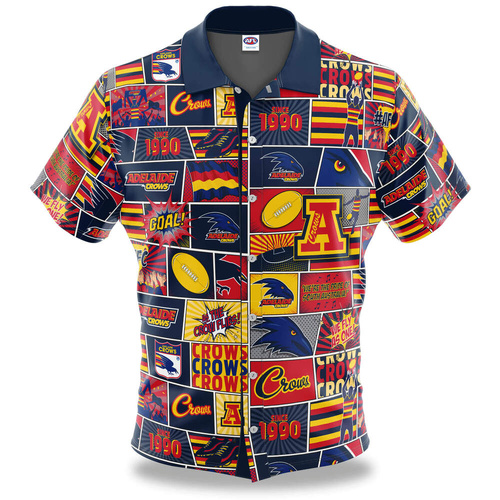 Adelaide Crows Pop Art Button Up Shirt