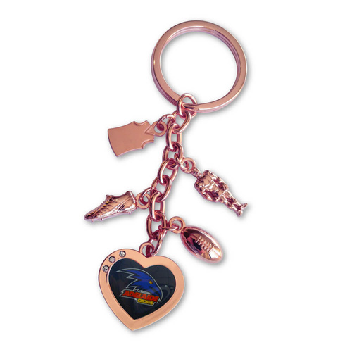 Adelaide Crows Charm Keyring