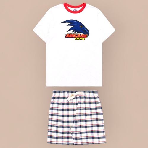 Adelaide Crows Mens Check PJ Set