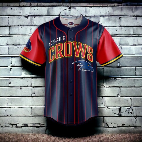 Adelaide Crows Slugger Baseball Shirts
