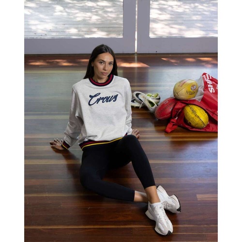 Adelaide Crows Womens Script Crew Top