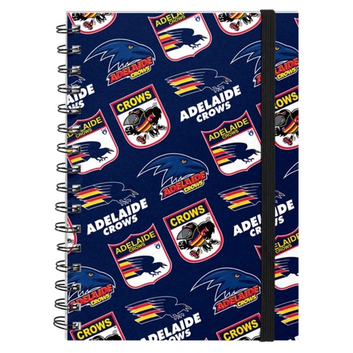 Adelaide Crows Retro Hard Cover Notebook