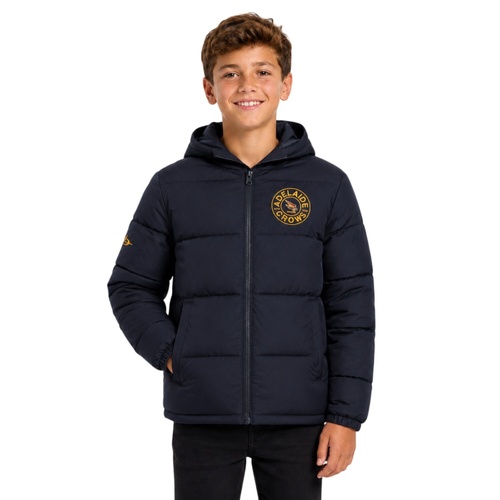Adelaide Crows Youths Lifestyle Puffer Jacket