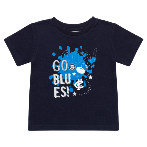 Carlton Blues AFL Babies Ringer Tee