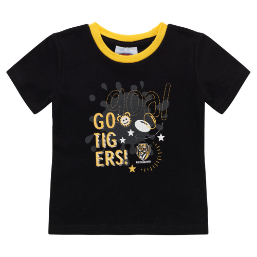Richmond Tigers AFL Babies Ringer Tee