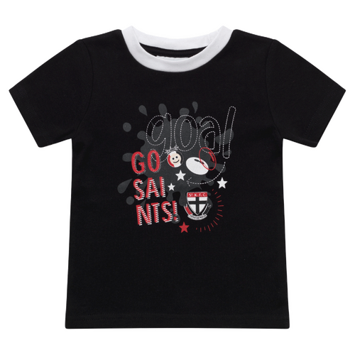St Kilda Saints AFL Babies Ringer Tee