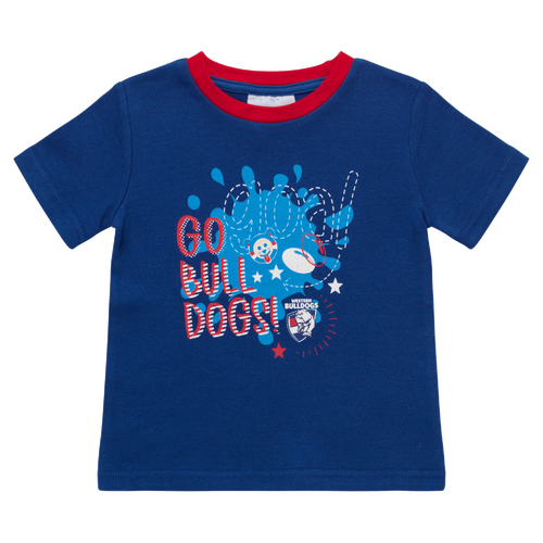 Western Bulldogs AFL Babies Ringer Tee