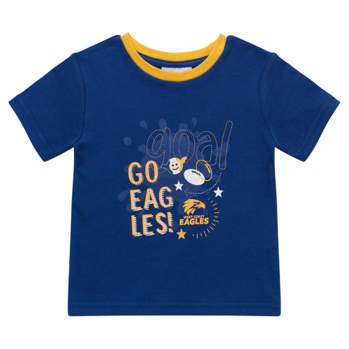 West Coast Eagles AFL Babies Ringer Tee