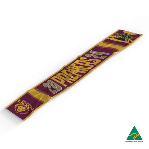Brisbane Lions Adult 2024 Premiers Merino Cup Scarf