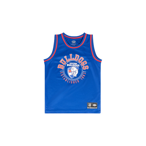 Western Bulldogs Youth Basketball Mesh Singlet