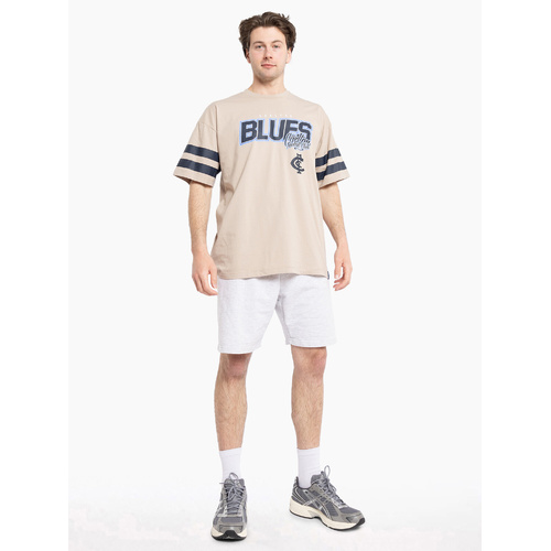 Carlton Blues Mens Multi Logo Tee