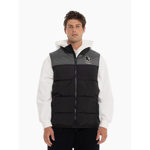 Collingwood Magpies Mens Puffer Vest
