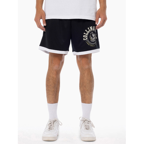 Collingwood Magpies Mens Mesh Basketball Shorts