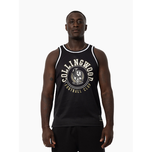 Collingwood Magpies Mens Mesh Basketball Singlet
