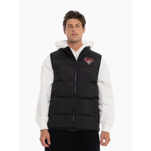 Essendon Bombers Mens Puffer Vest