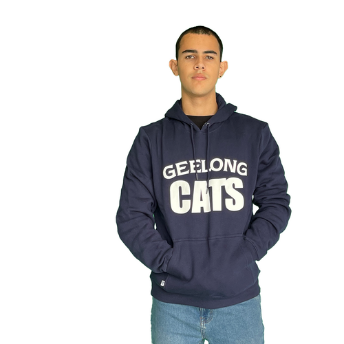 Geelong Cats Mens Crest Hood