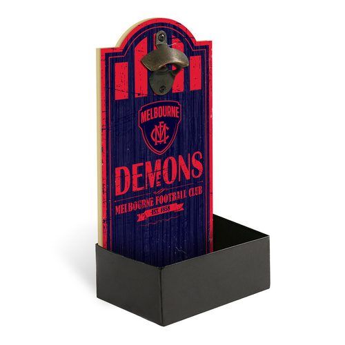Melbourne Demons Bottle Opener with Catcher