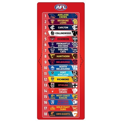 AFL Magnetic Mini Footy Ladder