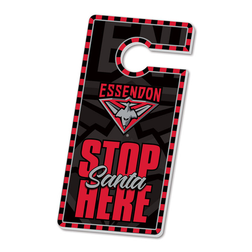 Essendon Bombers Christmas Door Hanger