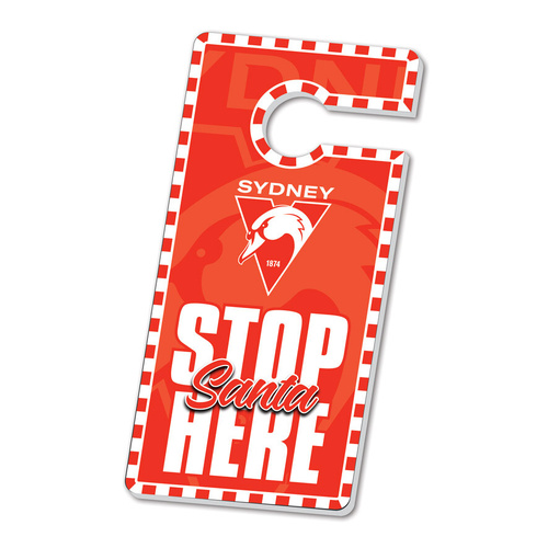 Sydney Swans Christmas Door Hanger
