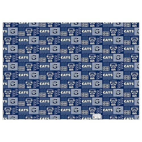 Geelong Cats AFL Wrapping Paper