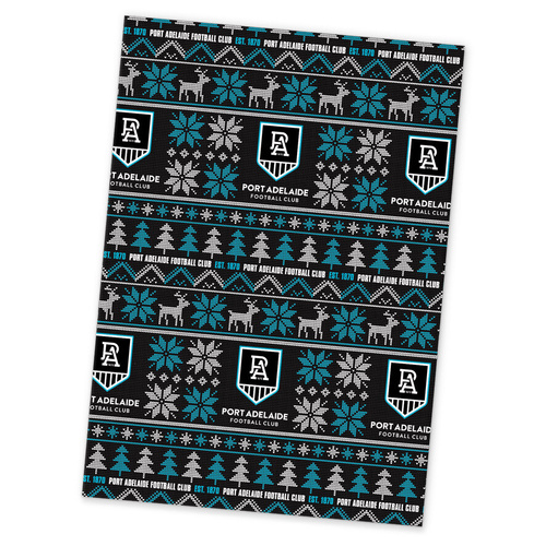 Port Adelaide Power Christmas Wrapping Paper