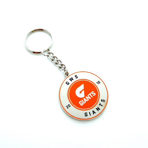 GWS Giants Round Logo Keyring